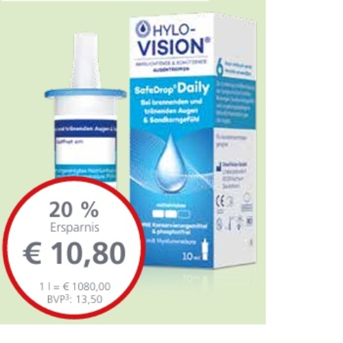 HYLO-VISION SafeDrop Daily Augentropfen